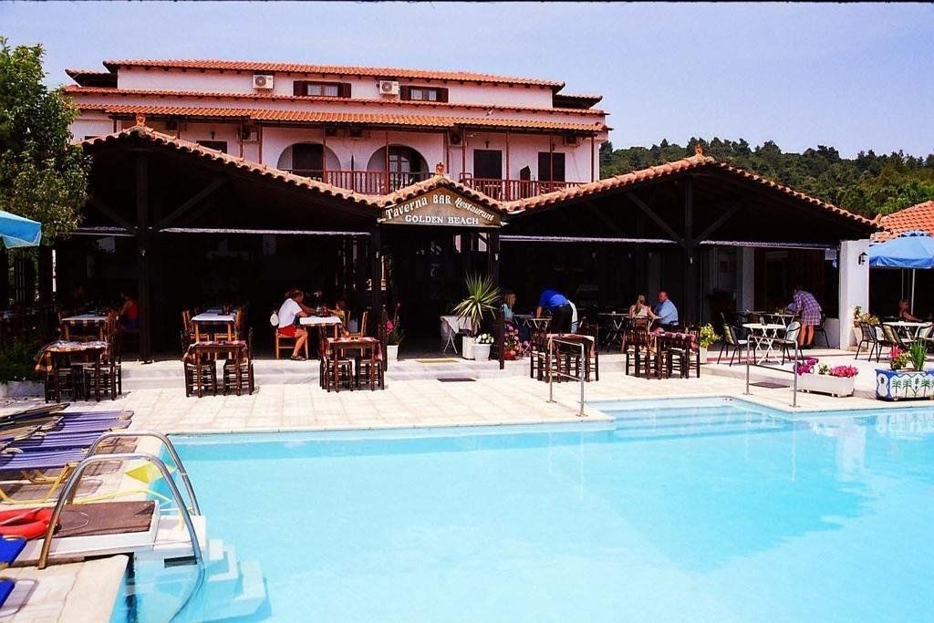 Golden Beach Koukounaries Ngoại thất bức ảnh